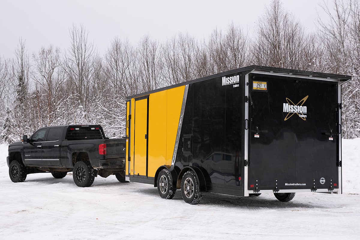 Mission Inline Snowmobile Trailer Custom