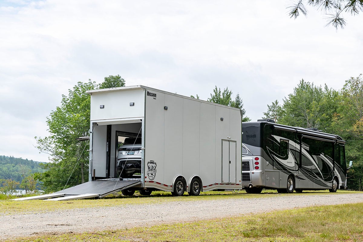 Mission Pinnacle Stacker Car Hauler Right